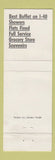 Matchbook Cover - Phillips 66 oil gas North 40 Auto Truck Stop