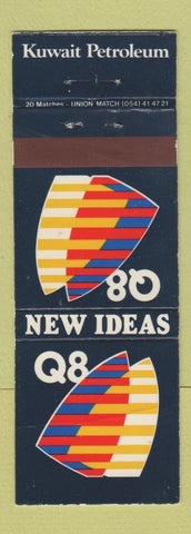 Matchbook Cover - Kuwait Petroleum oil gas Q8 New Ideas