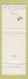 Matchbook Cover - Kuwait Petroleum oil gas Q8 New Ideas