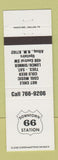 Matchbook Cover - Downtown 66 Station Albuquerque NM Restaurant