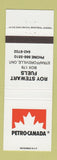 Matchbook Cover - Petro Canada oil gas Straffordville ON
