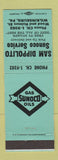 Matchbook Cover - Sunoco oil gas Sam Dippolito Wilkinsburg PA