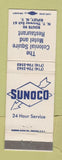Matchbook Cover - Colonial Squire Motel Restaurant Ripley NY Sunoco oil gas