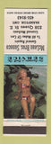 Matchbook Cover - McLean Bros Sunoco oil gas Brampton ON pinup