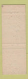 Matchbook Cover - Zettle Sunoco oil gas Trailer Park Milton PA