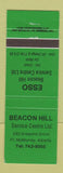 Matchbook Cover - Beacon Hill Esso oil gas Fort McMurray AB