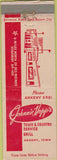 Matchbook Cover - Johnnie Hopp Ankeny IA