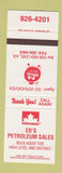 Matchbook Cover - Petro Canada oil gas Ed's High Level AB