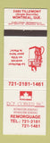 Matchbook Cover - Petro Canada oil gas RCF Cobuzzi Remorquage QC Montreal