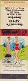 Matchbook Cover - Garrett APCO Gas Kingfisher OK hillbilly