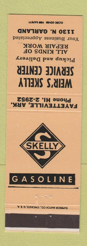 Matchbook Cover - Skelly oil gas Weir's