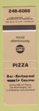 Matchbook Cover - Gulf oil gas Bar Restaurant Le Causeur pizza Montmagny QC