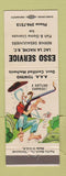 Matchbook Cover - Esso oil gas Lac La Hache BC hillbilly