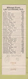 Matchbook Cover - Esso oil gas Lac La Hache BC hillbilly