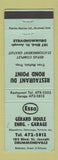 Matchbook Cover - Gerard Houle Esso oil gas Drummondville QC
