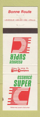 Matchbook Cover - Essence Super C oil gas QC CHAIN