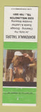 Matchbook Cover - Boardwalk Tailors pinup WEAR