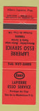 Matchbook Cover - Esso oil gas Lapierre Yamaha Portage du Cap QC