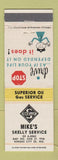 Matchbook Cover - Skelly oil gas Mike's Kansas City MO