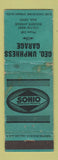 Matchbook Cover - Geo Umphress Garage Sohio oil gas Ada OH WORN
