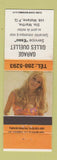 Matchbook Cover - Esso oil gas Garage Gilles Ouellet Matane QC pinup