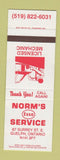 Matchbook Cover - Norm's Esso oil gas Guelph ON SAMPLE