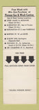 Matchbook Cover - Pioneer oil gas Car Wash Canada SAMPLE Brantford
