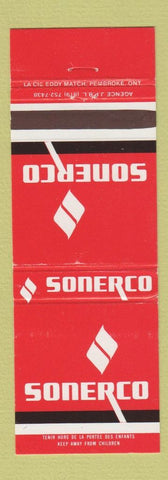Matchbook Cover - Sonerco oil gas