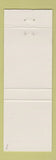 Matchbook Cover - Terry's Skelly oil gas YELLOW