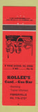 Matchbook Cover - Kollee's oil gas welding Fisherville ON
