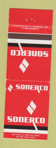 Matchbook Cover - Sonerco oil gas