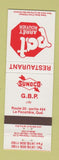 Matchbook Cover - Sunoco oil gas La Pocatiere QC