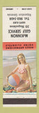 Matchbook Cover - Gulf oil gas McKinnon Sept Iles QC pinup WEAR
