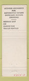 Matchbook Cover - Tsawwassen Gulf oil gas Delta BC hillbilly WEAR