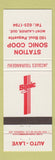 Matchbook Cover - Sonic oil gas COOP Mont Laurier QC