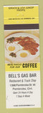Matchbook Cover - Bell's Gas Bar oil Pembroke ON