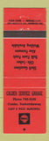 Matchbook Cover - Shell oil gas Calder SK
