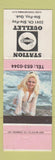 Matchbook Cover - Sunoco oil gas Ste Foy QC pinup