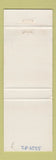 Matchbook Cover - Sunoco oil gas Ste Julie QC GREEN WEAR