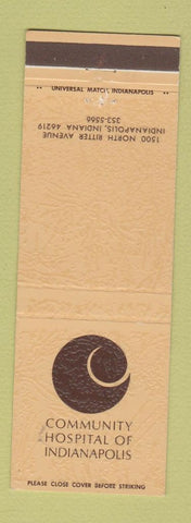 Matchbook Cover - Community Hospital of Indianapolis IN