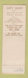 Matchbook Cover - Community Hospital of Indianapolis IN