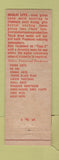 Matchbook Cover - Thiem Products Milwaukee WI