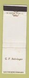 Matchbook Cover - American Steel Package Company IMPRINT WEAR