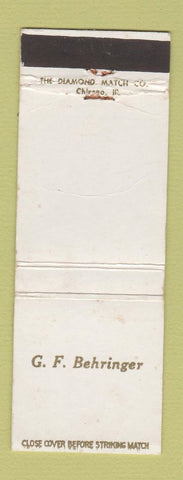 Matchbook Cover - American Steel Package Company IMPRINT WEAR