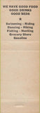 Matchbook Cover - Evergreen Lodge Mather CA