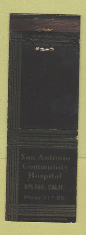 Matchbook Cover - San Antonio Community Hospital Upland CA WEAR