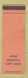Matchbook Cover - Sinai Hospital Gift Shop Detroit MI WEAR