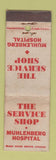 Matchbook Cover - Service Shop Muhlenberg Hospital WORN