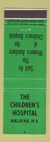 Matchbook Cover - Children's Hospital Halifax NS