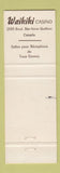 Matchbook Cover - Waikiki Casino Ste Anne QC Tiki